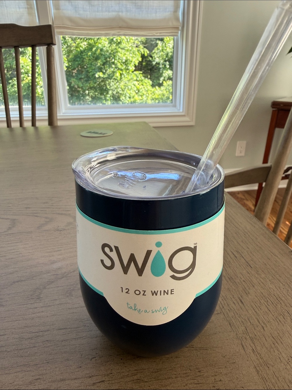 Swig 12 oz Wine Tumbler w/straw